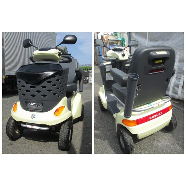 スズキ（SUZUKI） セニアカー 電動車イス ET4D7 ペールイエロー(0809CI