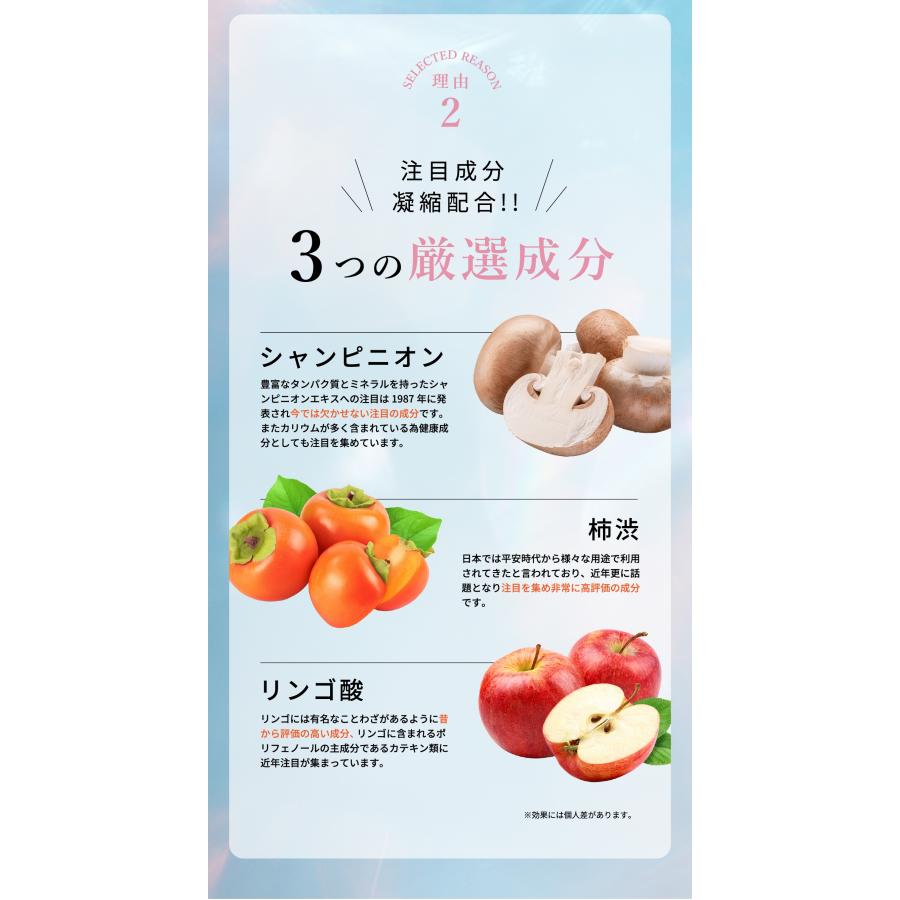 美臭生活サプリメント お得な3ヶ月セット シャンピニオン 柿渋 サプリ