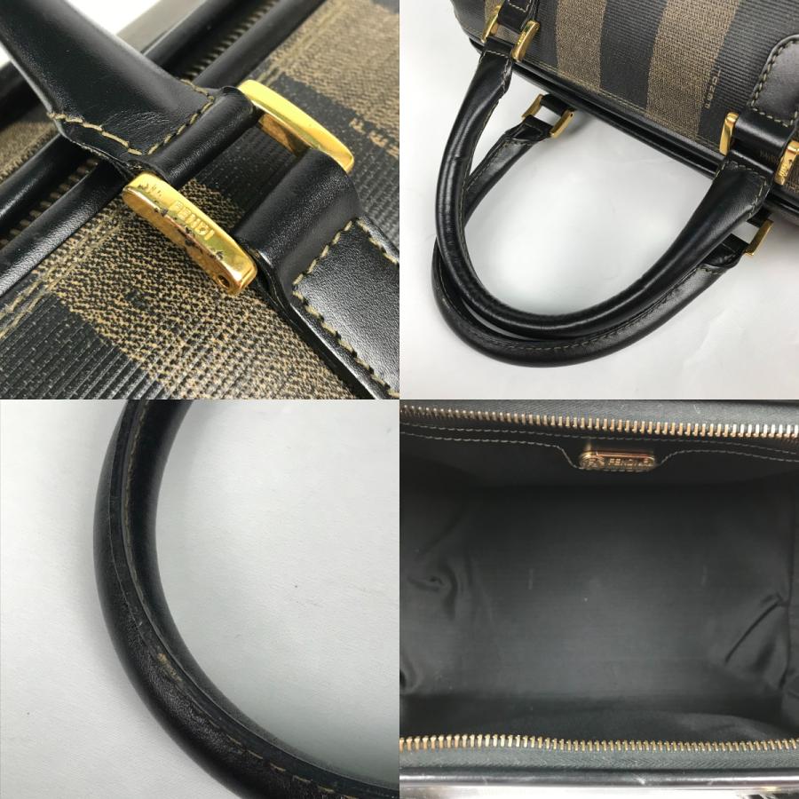 FENDI（フェンディ） □□ ペカン柄 ミニボストンバッグ ハンドバッグ