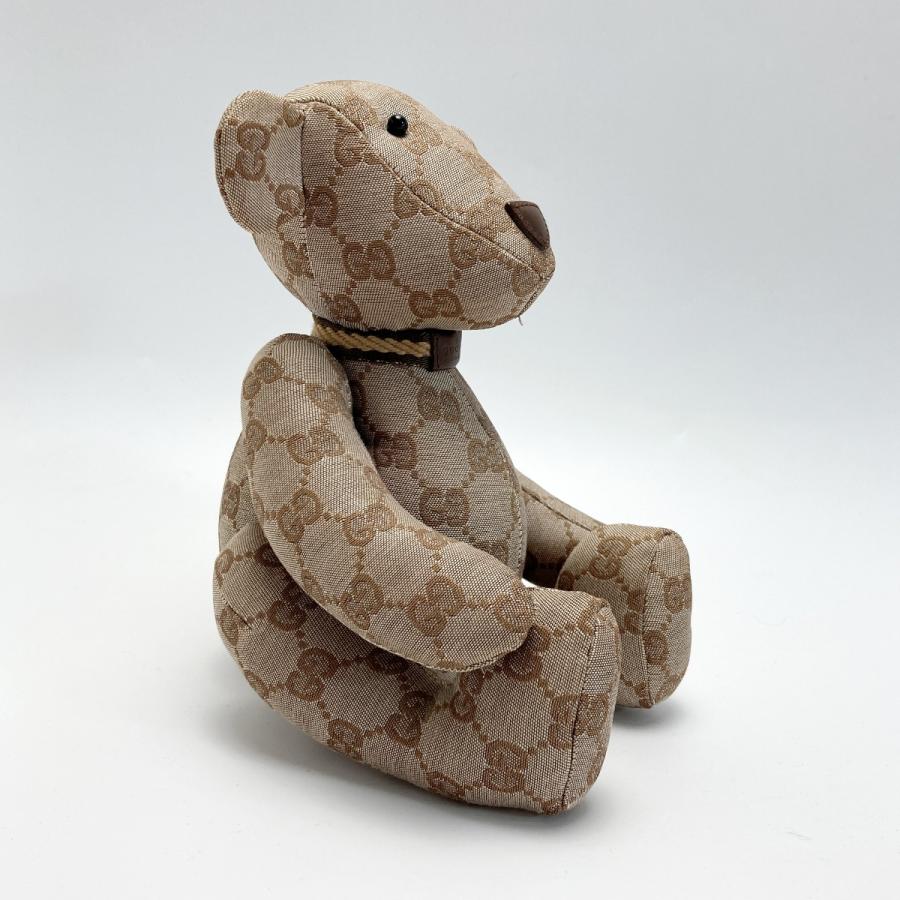 GUCCI（グッチ） GGキャンバス テディベア 7077722 ベージュ系