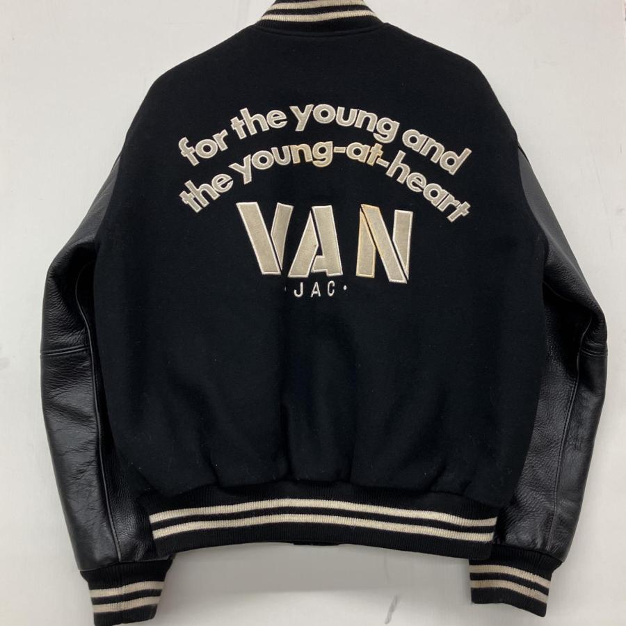△△ VAN ヴァン スタジャン レザー×ウール LL ヴィンテージ JW-10502
