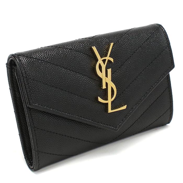 SAINT LAURENT サンローラン 名刺入れ 414404 BOW01 1000 レディース