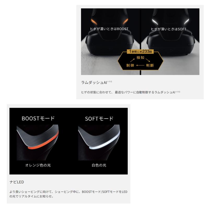 ラムダッシュ パナソニック ラムダッシュPRO 6枚刃 ES-L670U-K