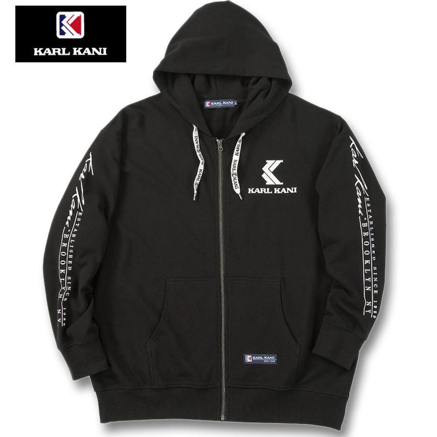 Karl Kani（カールカナイ） 大きいサイズ メンズ 裏毛 フルジップ