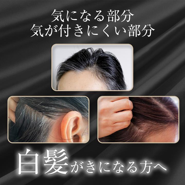 ヘアカラー シャンプー 450g 1袋 白髪染め トリートメント ヘア