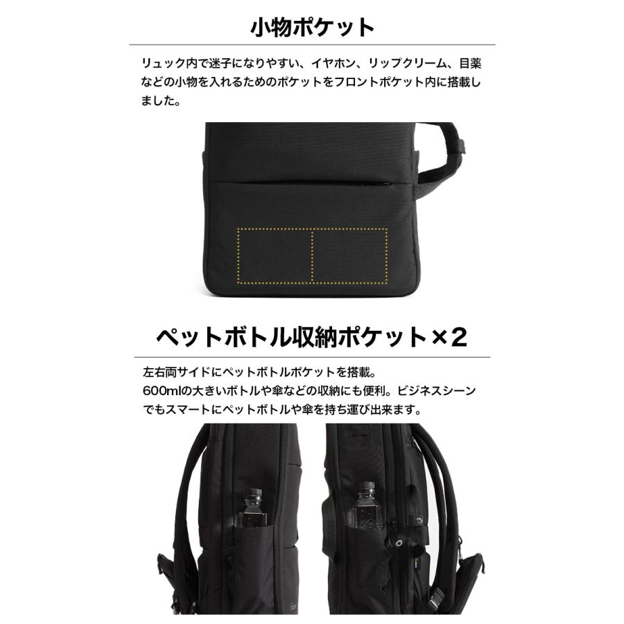 Evoon 公式 マルチビジネスリュック4.0 大容量 25L~35L 拡張機能 多