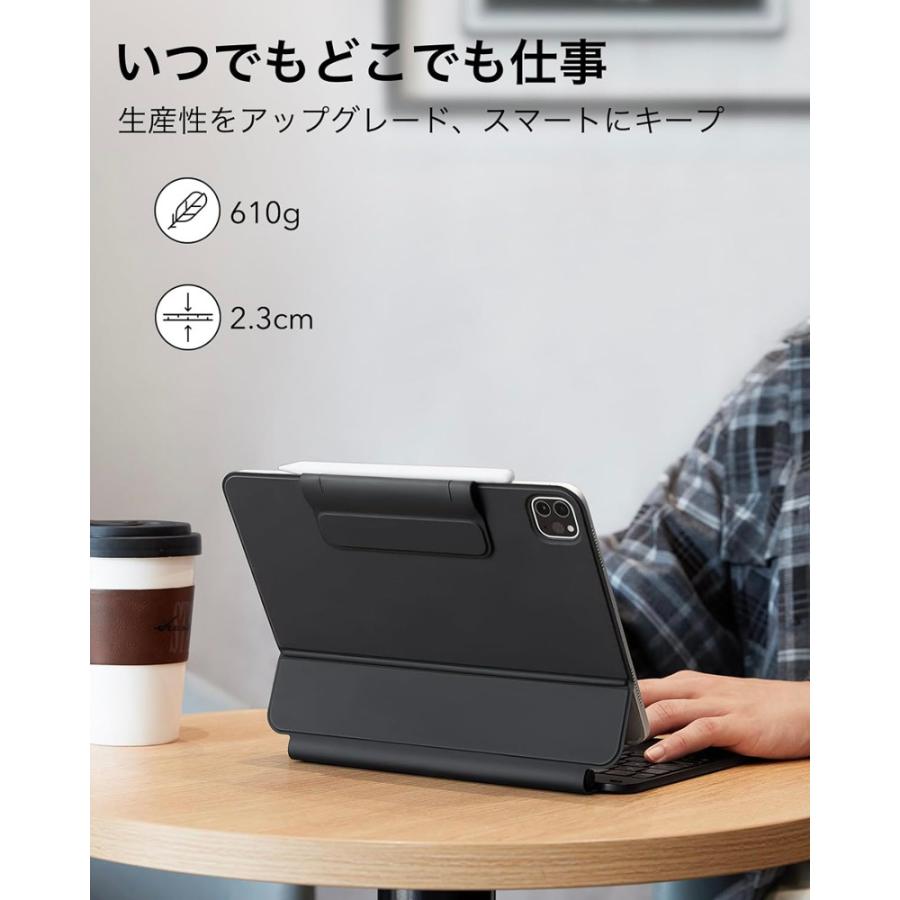 ESR iPad Air 11/13インチ(M3/M2) キーボード キーボードケース Pro 11