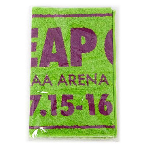 ☆AAA LEAP OVER/会場限定フェイスタオル 福井/黄緑◇新品Ss : WebShop