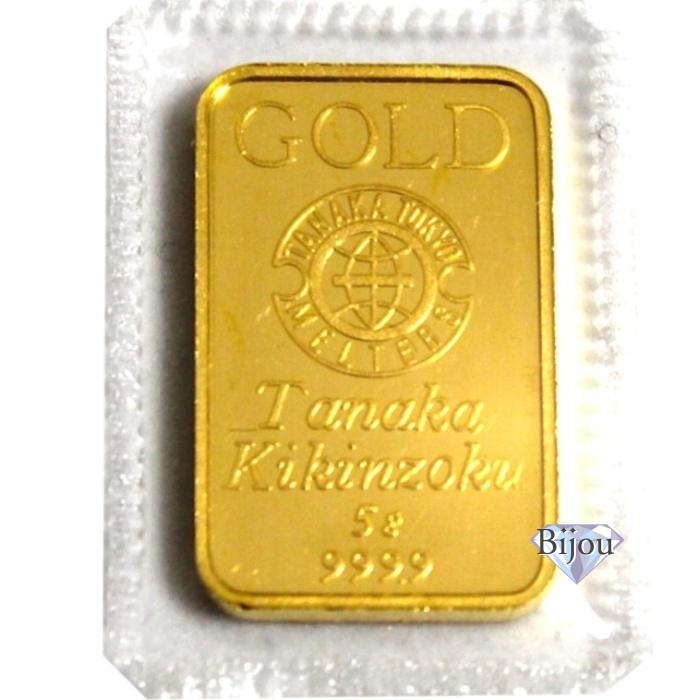 田中貴金属ジュエリー 純金 インゴット 24金 田中貴金属 5g ラミネート