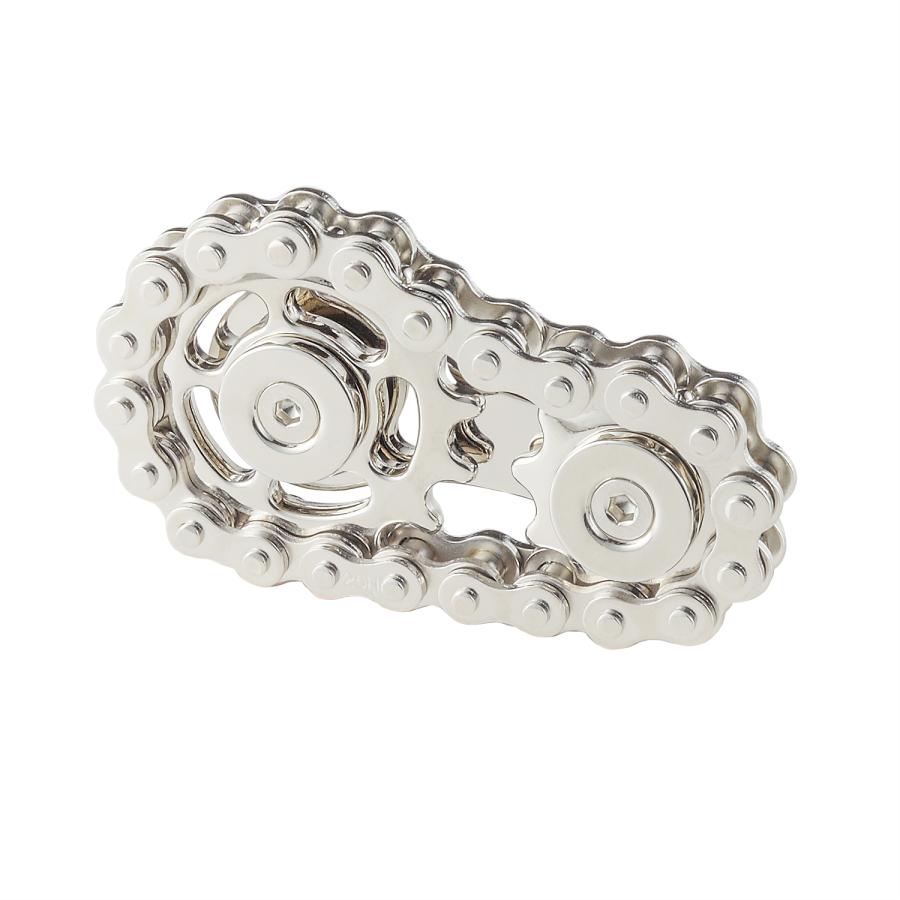 ハンドスピナー チェーンスピナー フィジェットトイ バイクチェーン