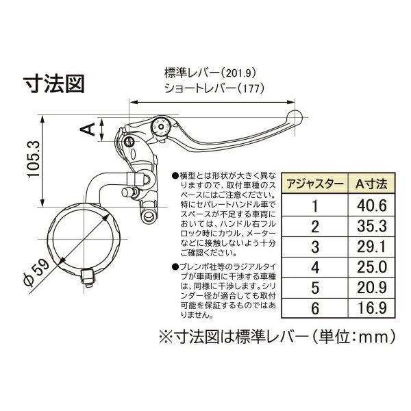 DAYTONA（デイトナ） ZX-9R ニッシン ラジアルブレーキマスター縦型φ19
