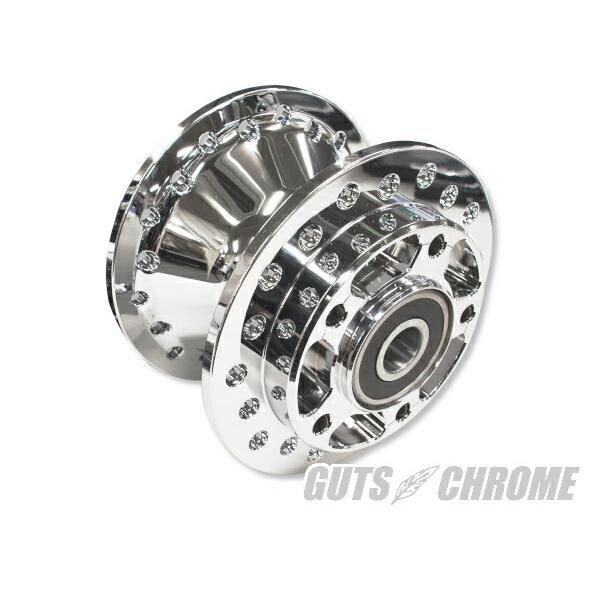 ガッツクローム 45-0532 V-TWIN フロント ナローアルミハブ ダブル