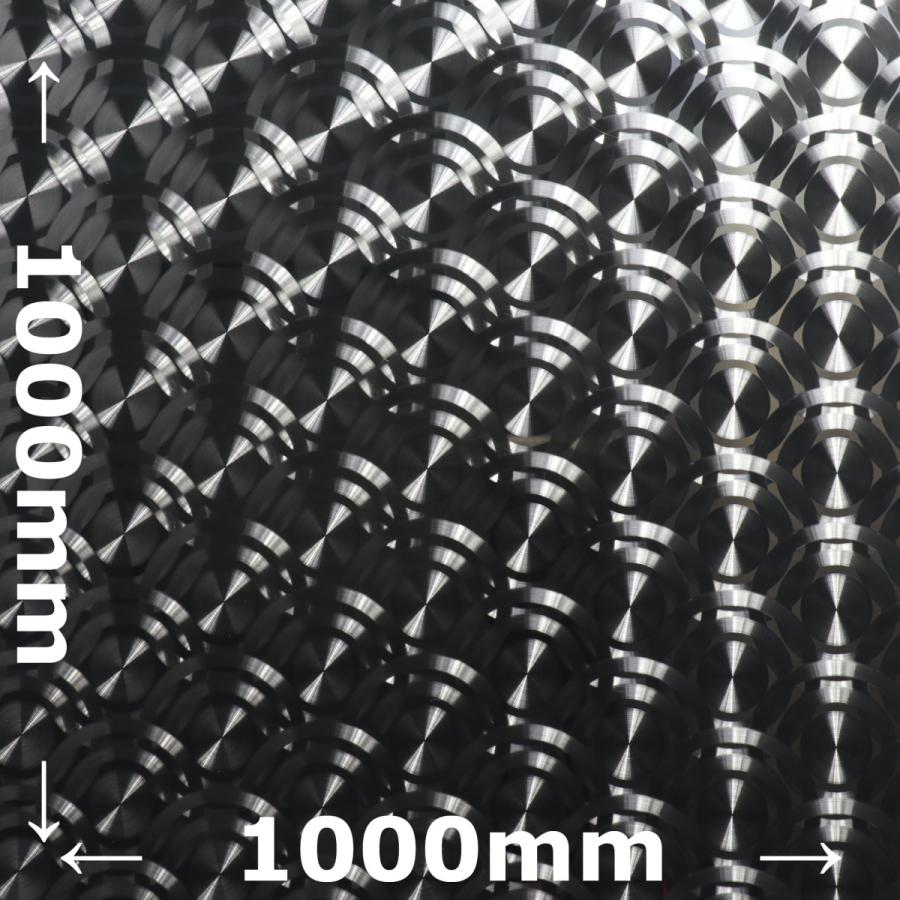 ステンレス 板 3重蛇の目 ウロコ トラック デコトラ 架装 アート