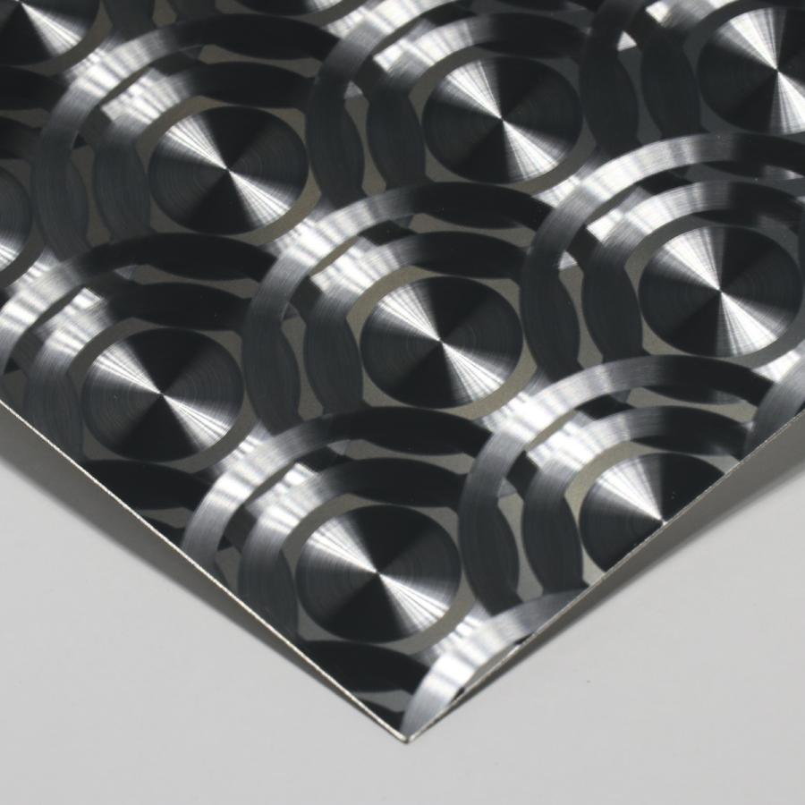 ステンレス 板 3重蛇の目 ウロコ トラック デコトラ 架装 アート