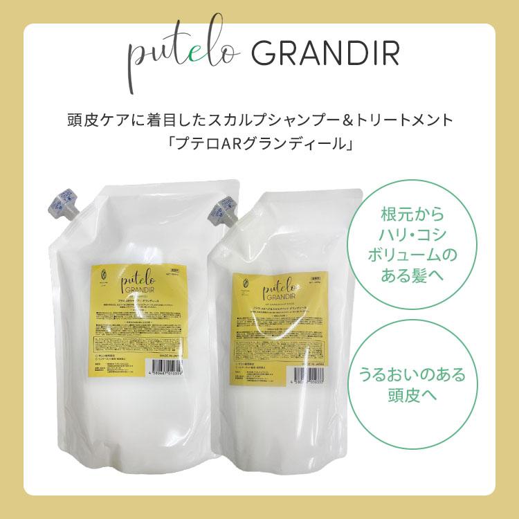 putelo（プテロ） 2点セット AR グランディール シャンプー1500ml＋