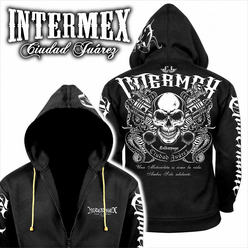 パーカー メンズ ファッション オラオラ系 INTERMEX ITM-096 コブラ 蛇