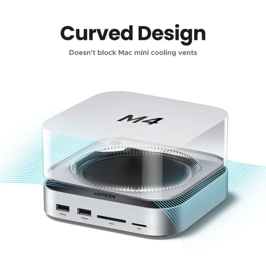 UGREEN Mac Mini用ドッキングステーション USB HUB Type-C to DP