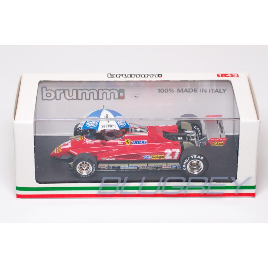 ブルム 1/43 フェラーリ F1 126C2 ジル ヴィルヌーブ フィギア