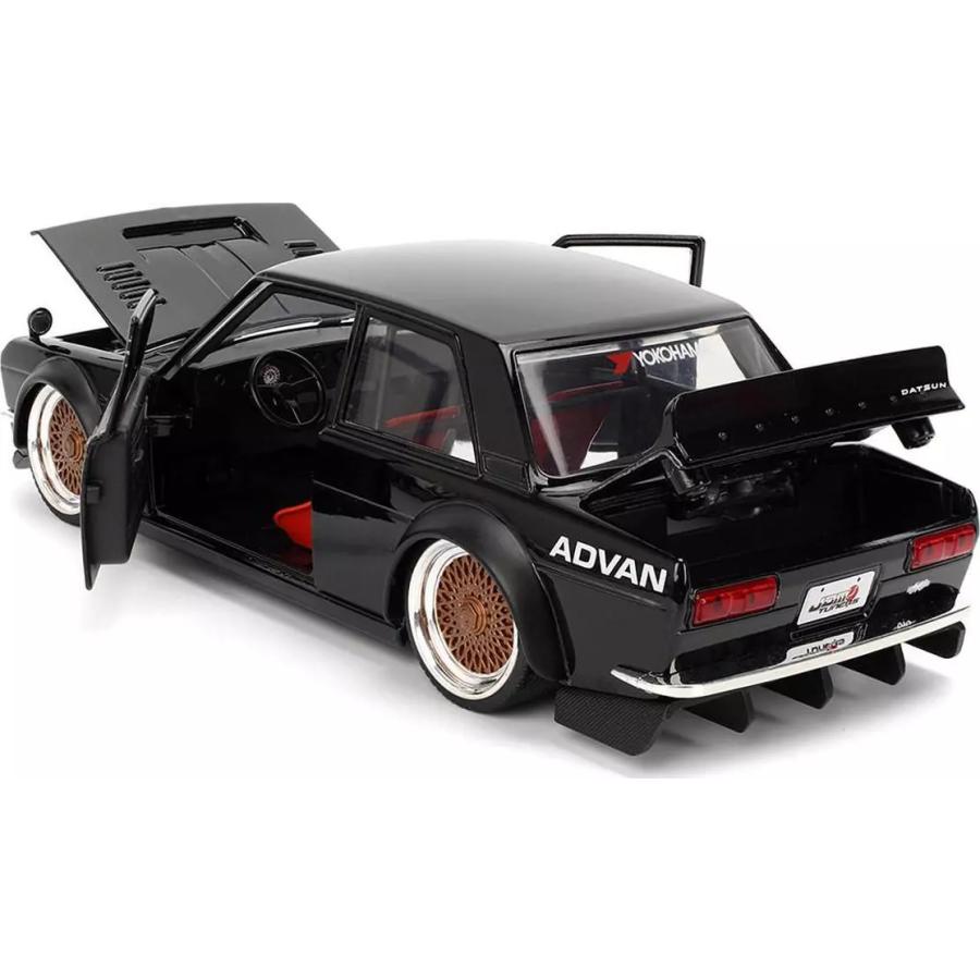 Jada JADA TOYS 1/24 ダットサン 510 1973 アドバン カスタム ブラック