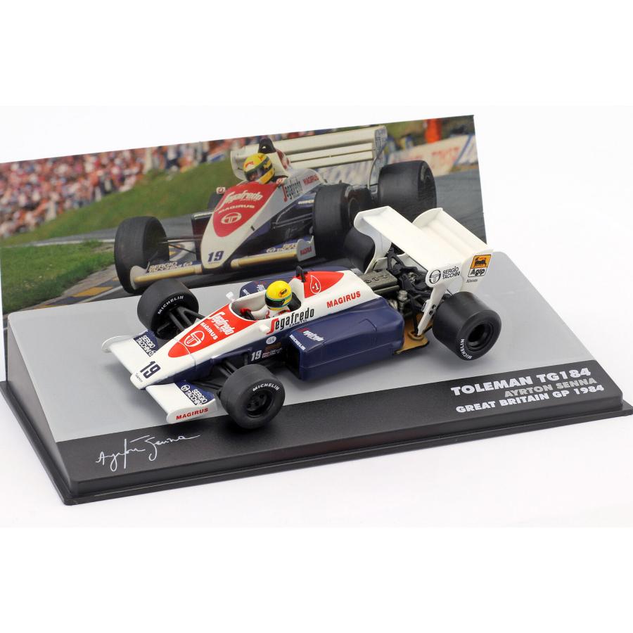 アルタヤ 1/43 トールマン F1 TG184 イギリスGP #19 アイルトン・セナ