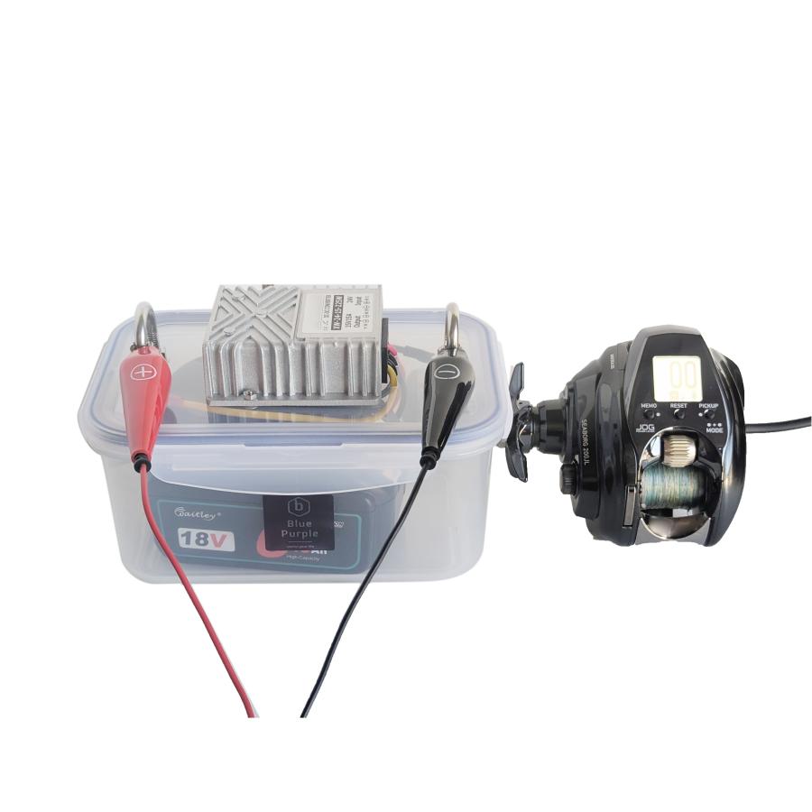 Blue Purple 電動リール用 マキタ リチウムイオンバッテリー 防水