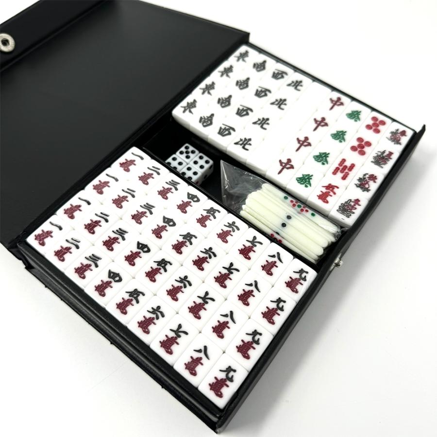 龍王 麻雀セット 専用ケース付き フルセット 麻雀牌 マージャンパイ