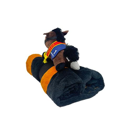 サラブレッドコレクション ぬいぐるみ付き ブランケット 3 キタサン