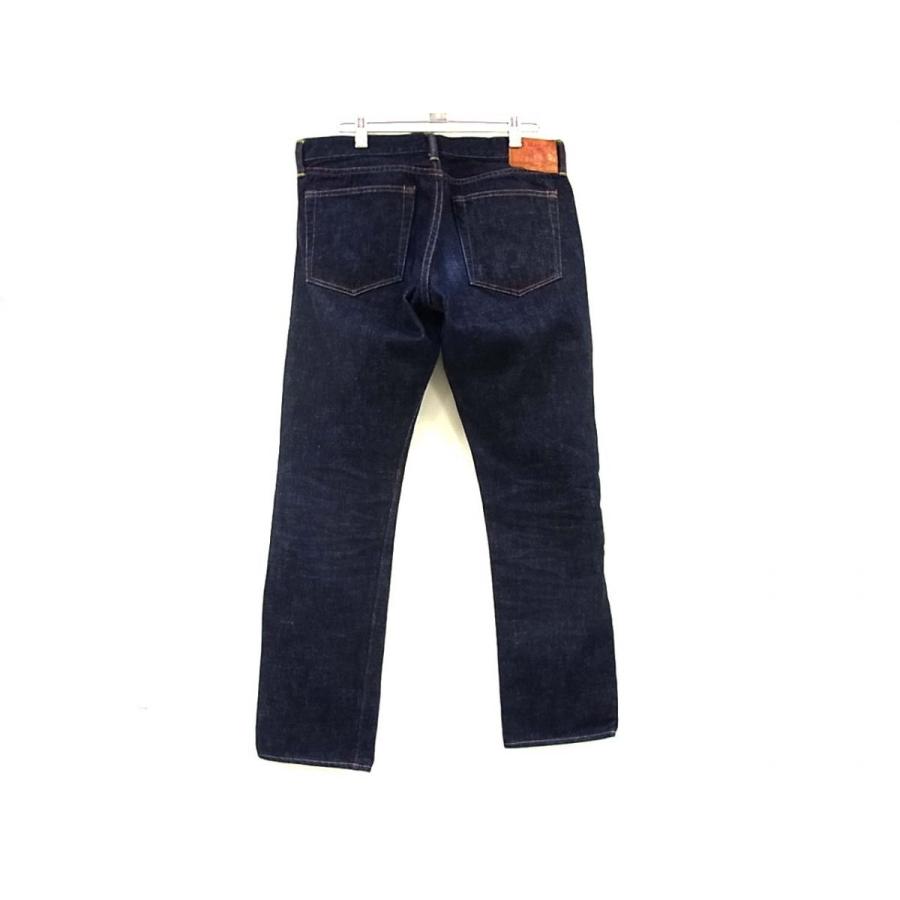 色濃い◇TCB jeans 赤耳 隠しリベット Vステッチ 革パッチ ジーンズ