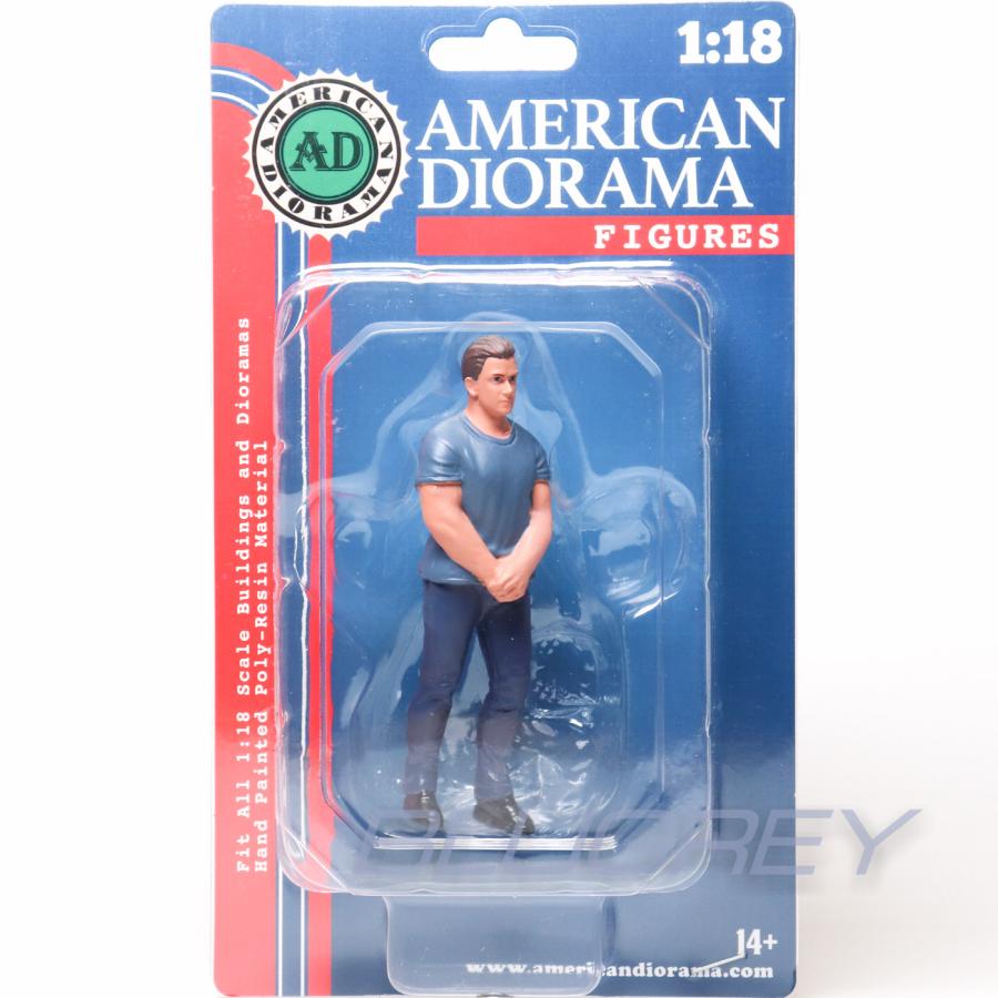 アメリカン ジオラマ 1/18 カーミート 3 フィギア 4 American Diorama