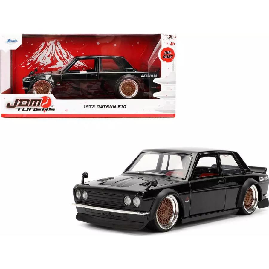 Jada JADA TOYS 1/24 ダットサン 510 1973 アドバン カスタム ブラック