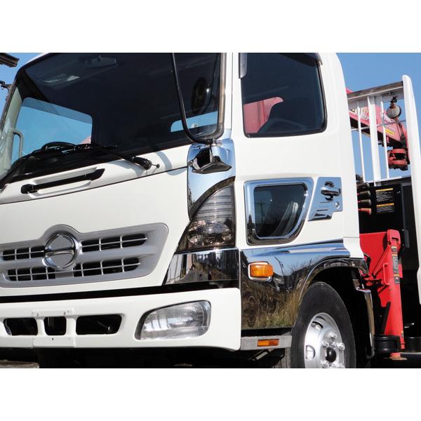 日野自動車 日野 レンジャー プロ メッキコーナーパネル スモーク