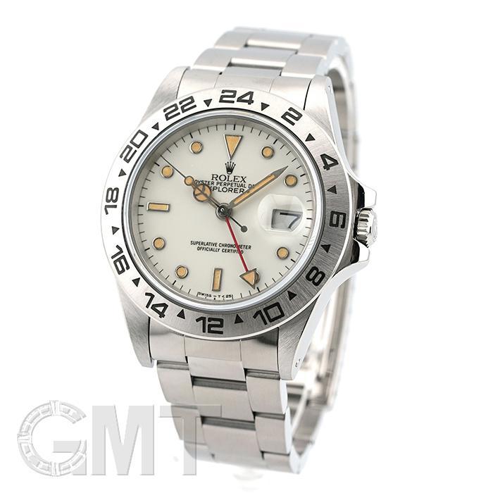 エクスプローラーII ロレックス 16550 アイボリー ROLEX 中古メンズ
