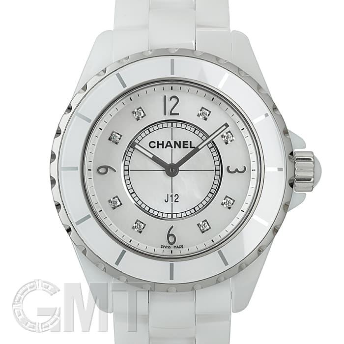 CHANEL（シャネル） J12 H3214 ホワイトセラミック 8Pダイヤ 38mm