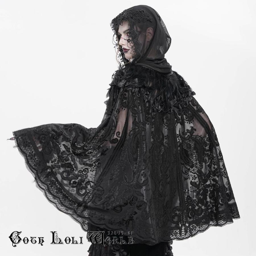 ゴスロリワールド ECA023 ゴスロリ ファッション ロングケープ ボレロ