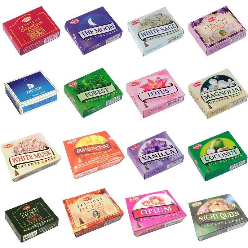 お香 インセンス アロマ インド コーン HEM 香り リラックス