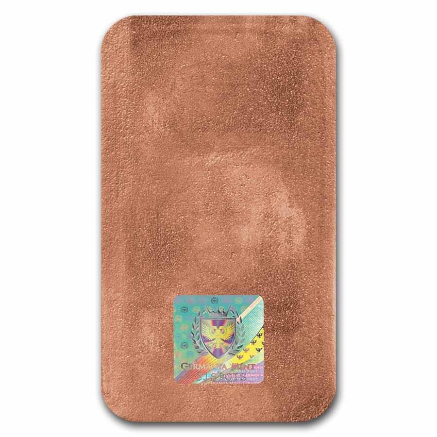 新品) ポーランド ゲルマニア 純銅 赤金 10常衡オンス キャスト バー