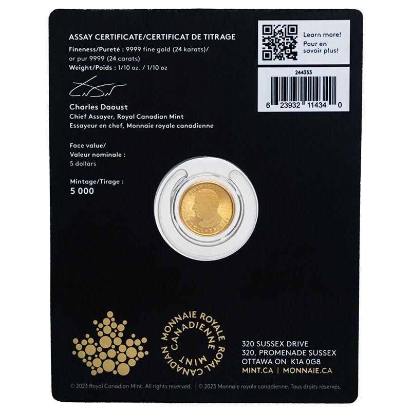 保証書・ケース付き] 2024年 (新品) カナダ「メイプルリーフ