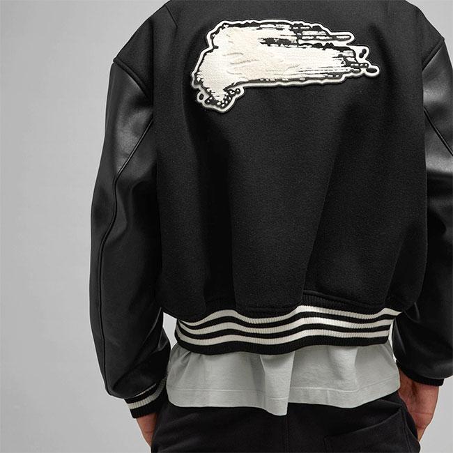 TIME SALE] Y-3 ワイスリー グラフィックロゴ アームレザー スタジャン