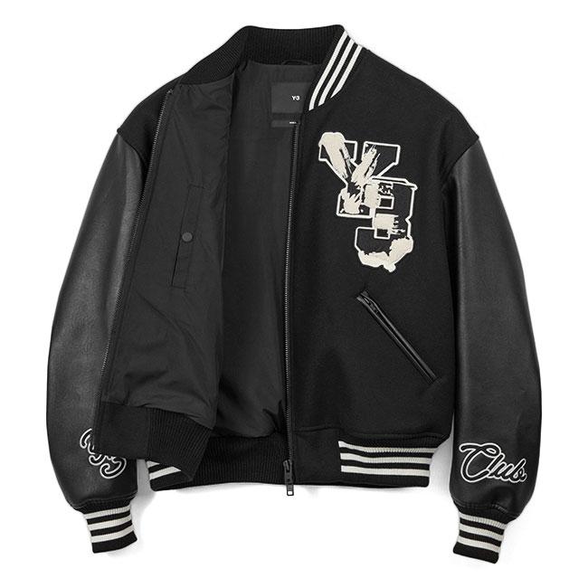 TIME SALE] Y-3 ワイスリー グラフィックロゴ アームレザー スタジャン