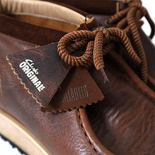 CLARKS クラークス Wallabee Scout ワラビー スカウト レザー モカシン