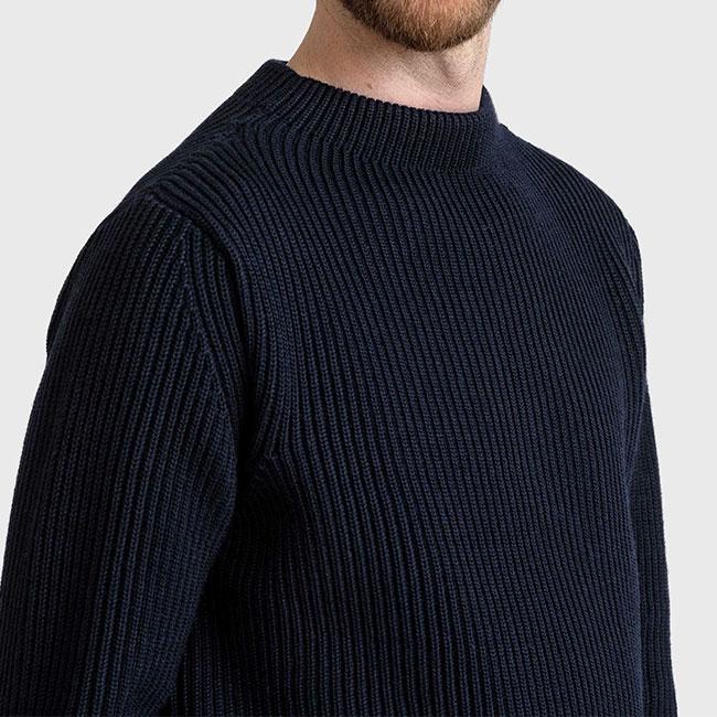 ANDERSEN-ANDERSEN アンデルセンアンデルセン NAVY CREWNECK 5GG