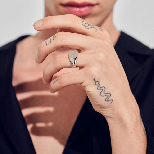 TOMWOOD トムウッド Kay Ring Satin ケイリング サテン シルバー