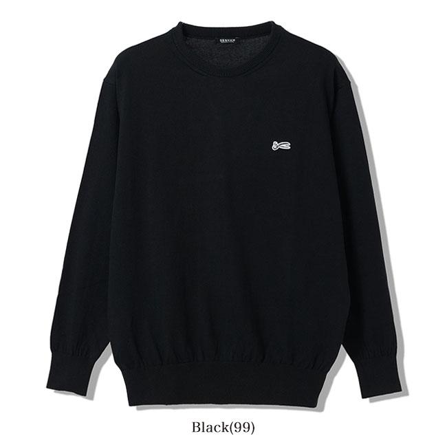 DENHAM デンハム 12GG COTTON CREW シザーズロゴ コットン ニット