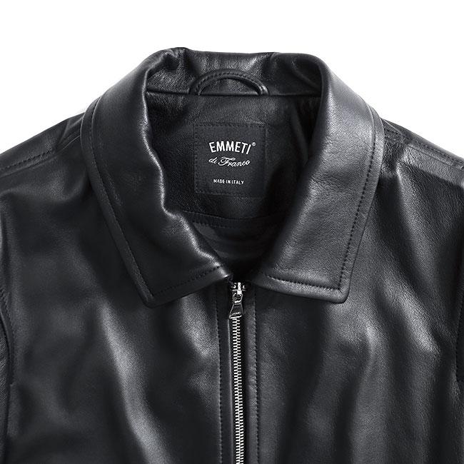 EMMETI エンメティ ERICK エリック ラムスキン 襟付き シングル