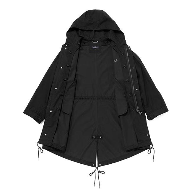 Fred Perry フレッドペリー オーバーサイズ フィッシュテイルパーカ