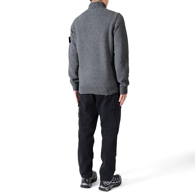 Stone Island ストーンアイランド MAGLIA ハーフボタン スタンドカラー