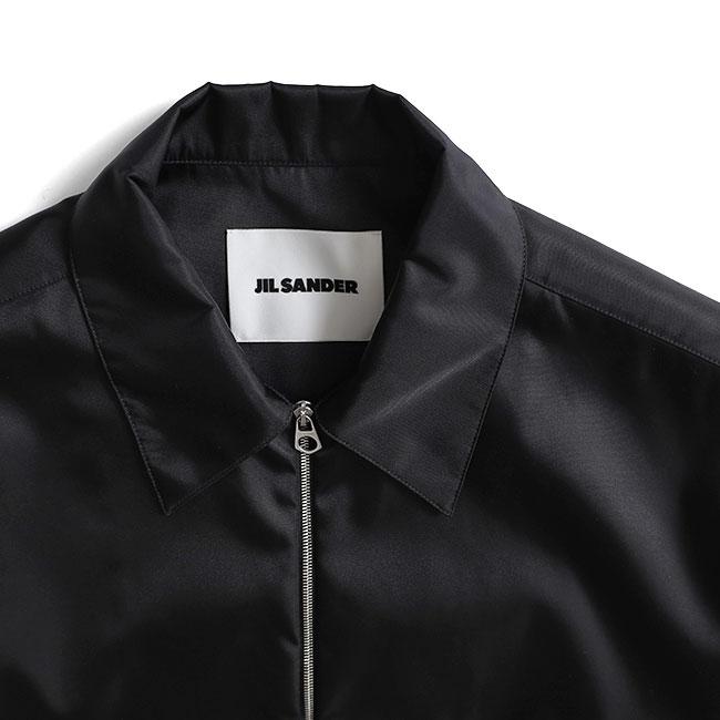 SALE] JIL SANDER ジルサンダー ナイロンツイル ジップ シャツ