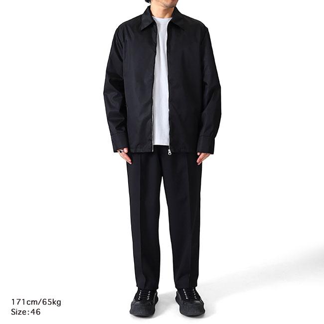 TIME SALE] JIL SANDER ジルサンダー ナイロンツイル ジップ シャツ