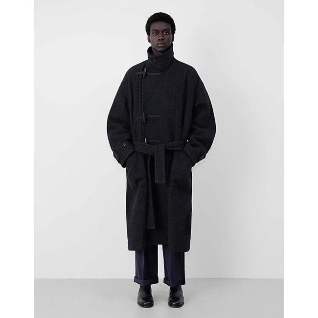 LEMAIRE ルメール アルパカウール ダッフルコート CO1073 LF504 黒