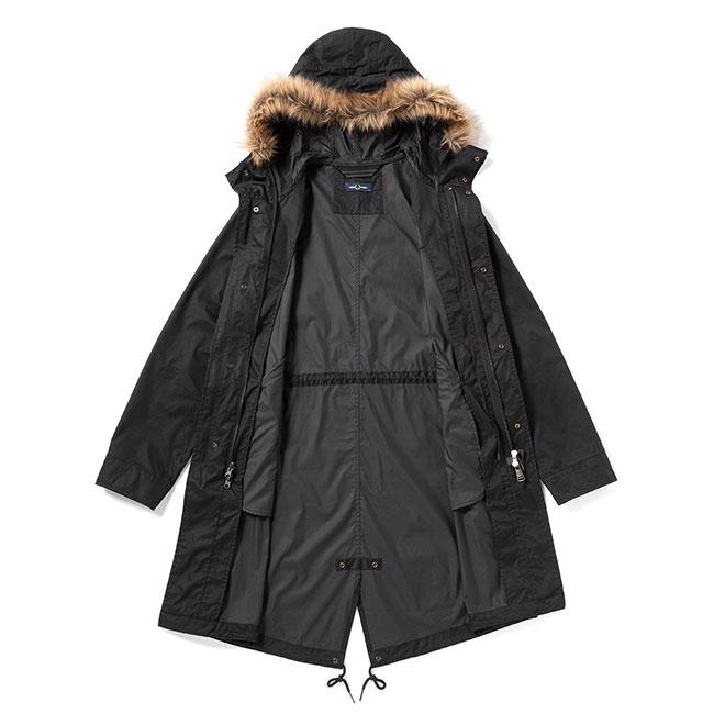 FRED PERRY フレッドペリー ミリタリー ジップインライナー フィッシュ